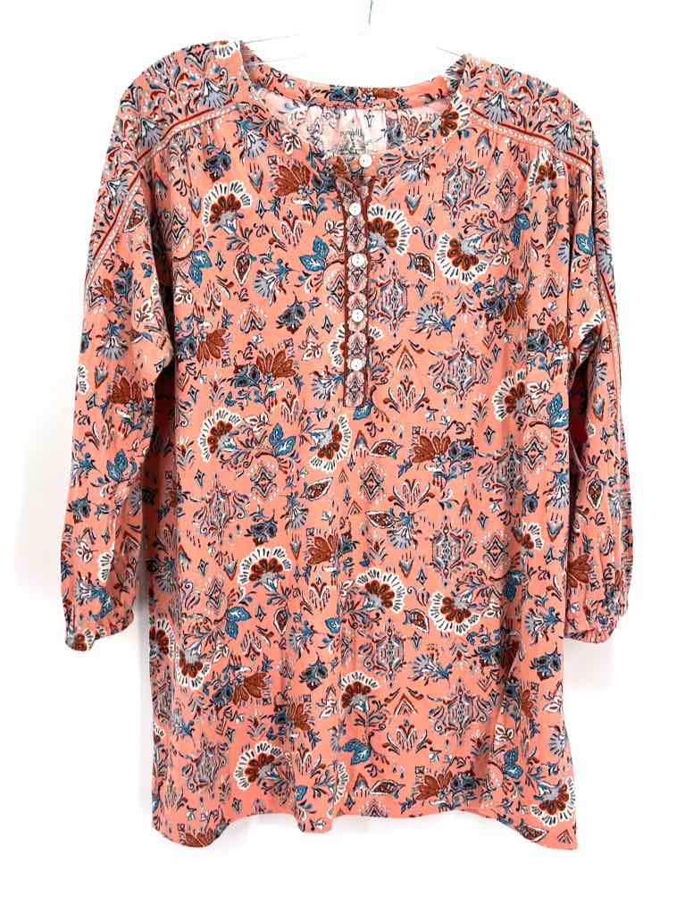 Size M J JILL Salmon Shirt