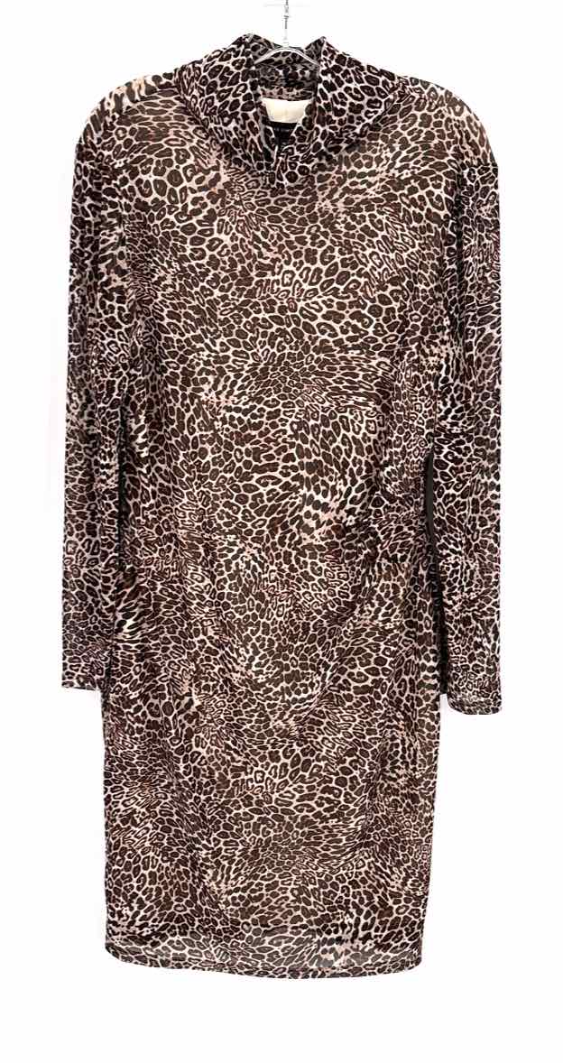 Size XL LIMITED Brown Print Dress