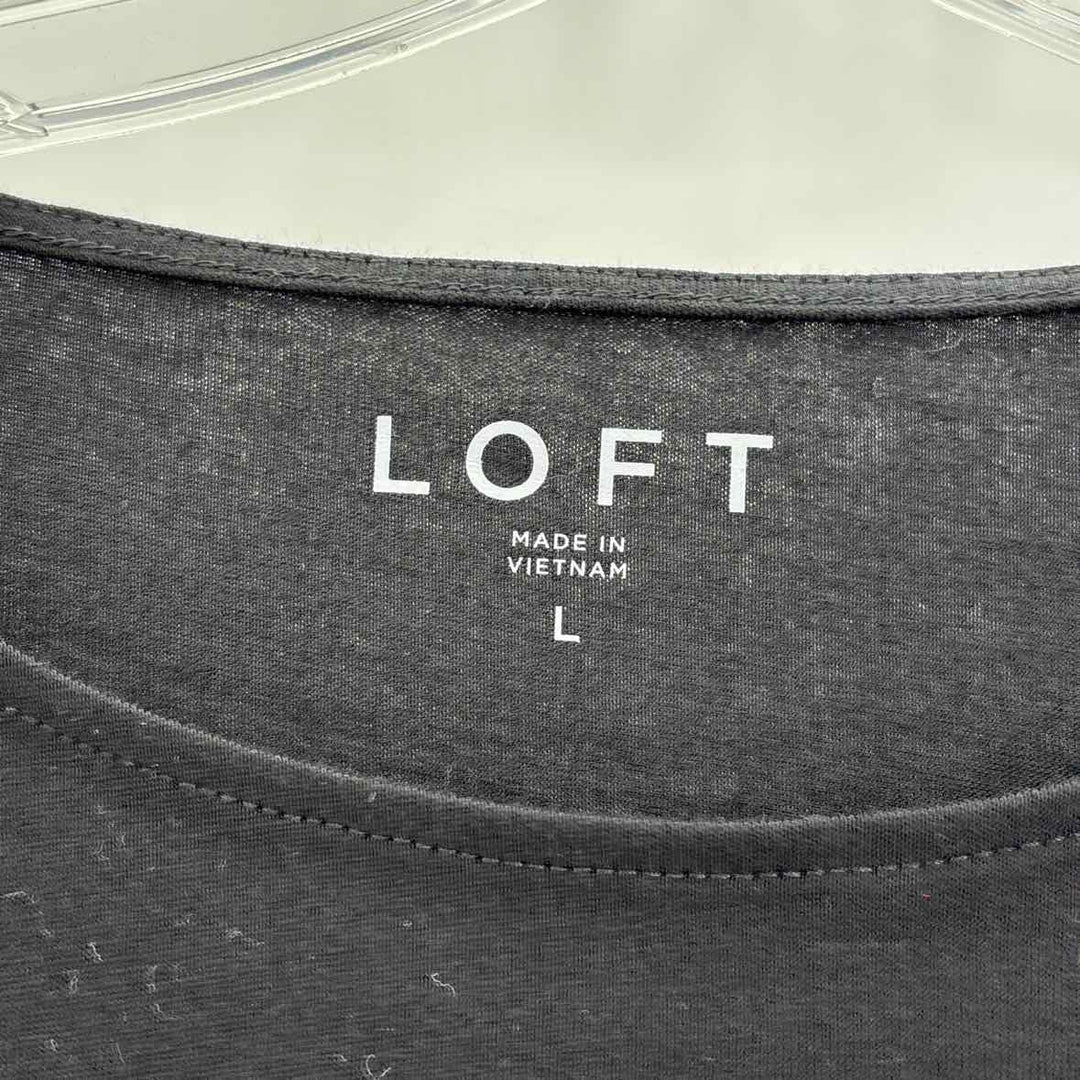 Size L LOFT Black Shirt