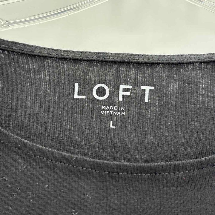 Size L LOFT Black Shirt