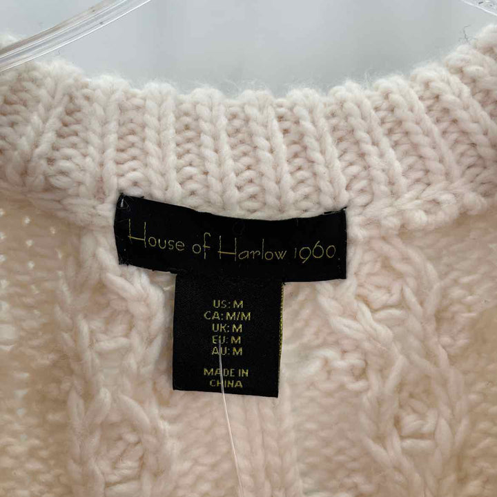 Size M HOUSE OF HARLOW Cream Sweater
