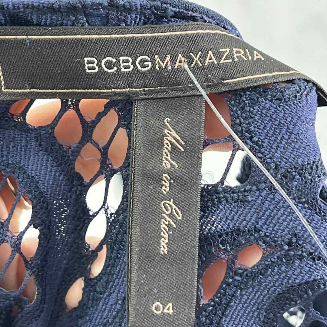 Size 4 BCBG Navy Lace Dress