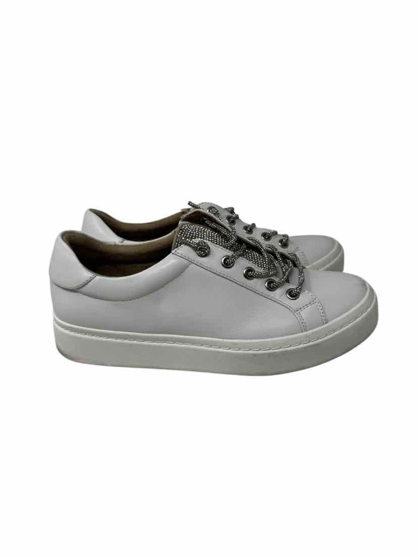 Shoe Size 7.5 VAN ELI Ivory Leather Sneakers
