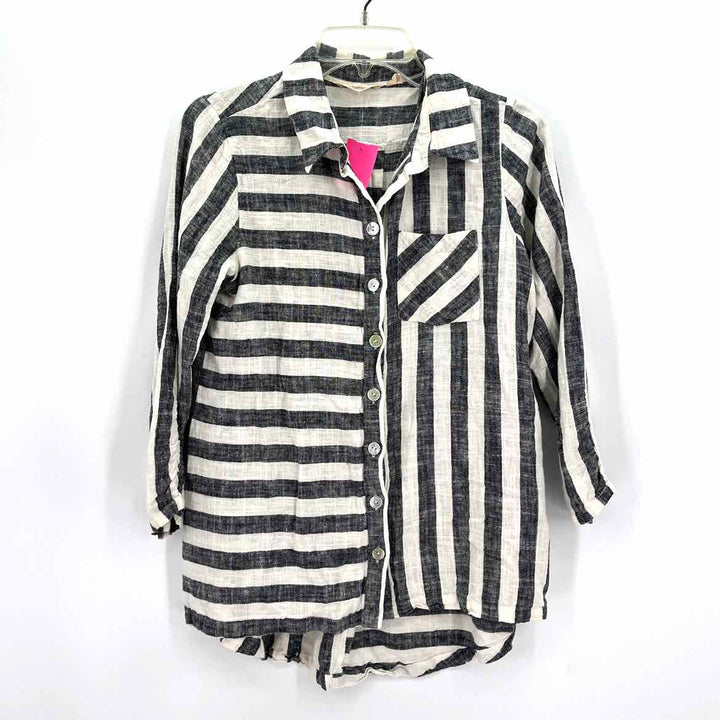 Size M SOFT SURROUNDINGS Navy Shirt
