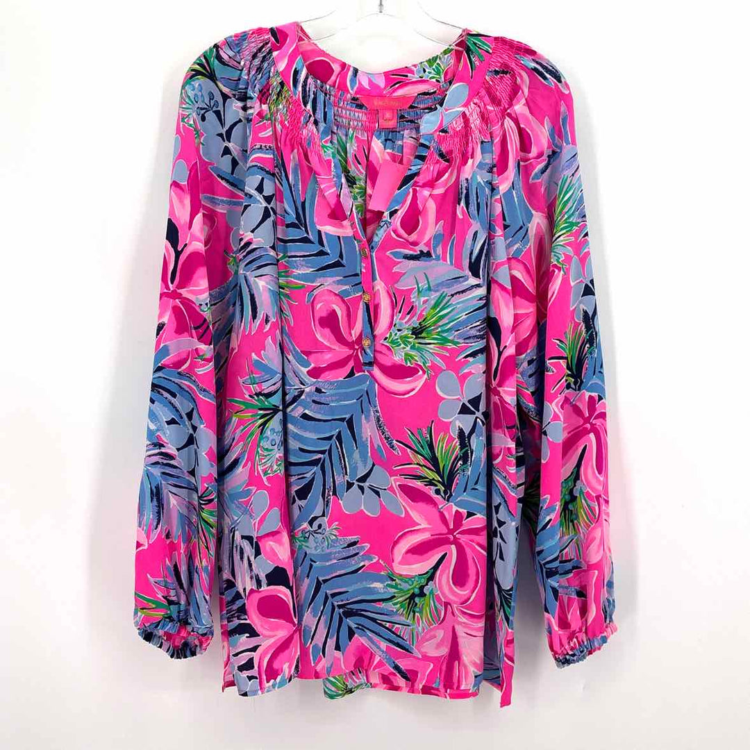 Size XL Lilly Pulitzer Hot Pink Shirt
