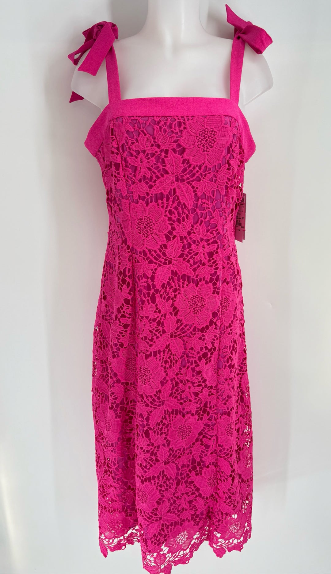 Size 10 Fuschia Lace Dress