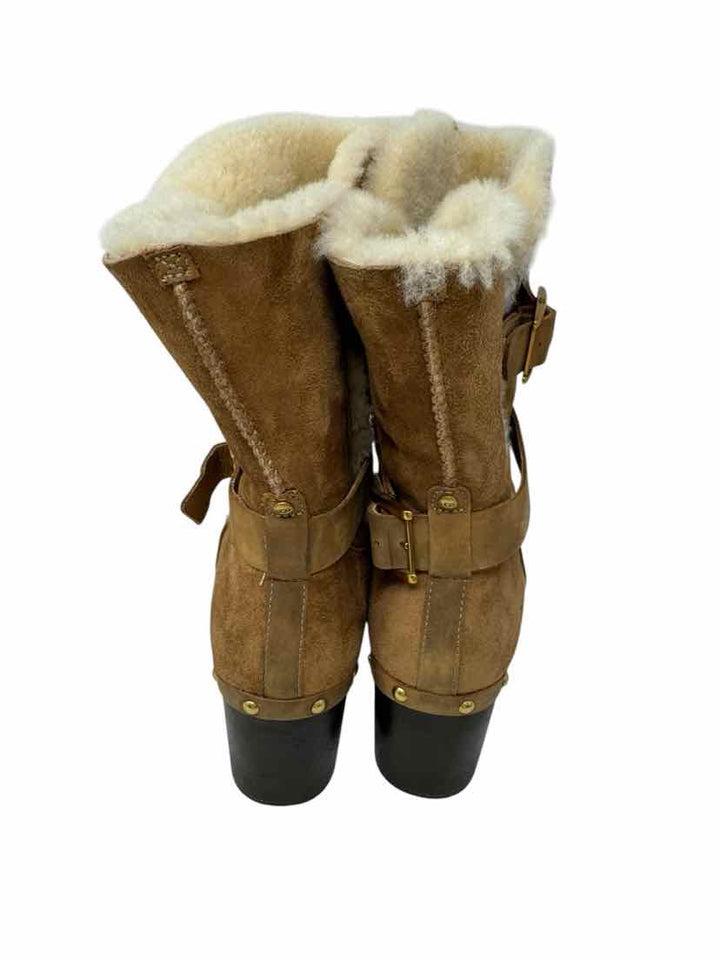 Shoe Size 10 Ugg Tan Suede Boots