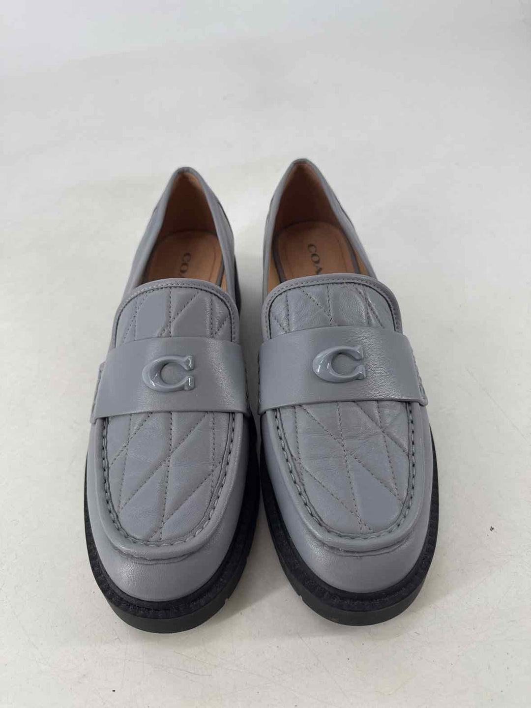 Shoe Size 40.5 Coach Blue Leather Loafers