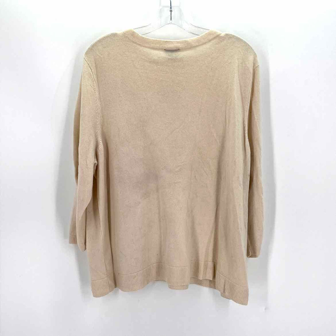 Size 3X Talbots Tan Cashmere Sweater