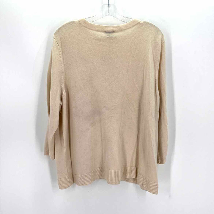 Size 3X Talbots Tan Cashmere Sweater
