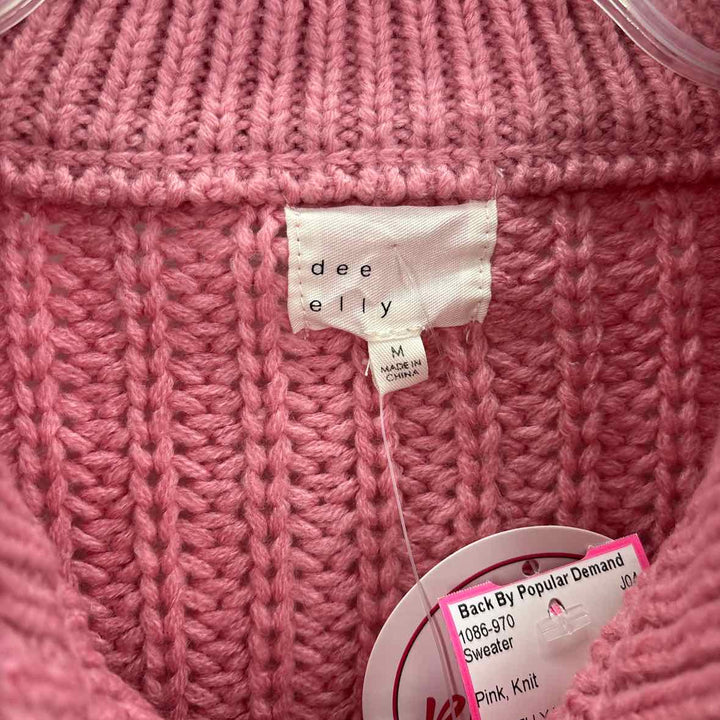 Size M Pink Knit Sweater