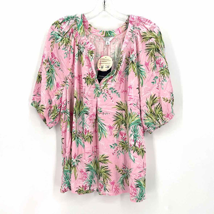 Size XL CROWN & IVY Pink Shirt