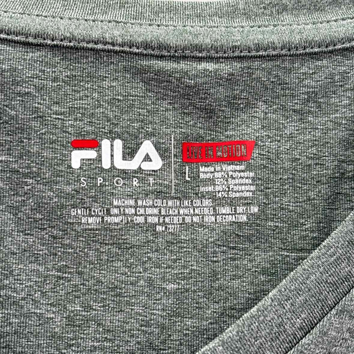 Size L FILA Gray Mesh Shirt
