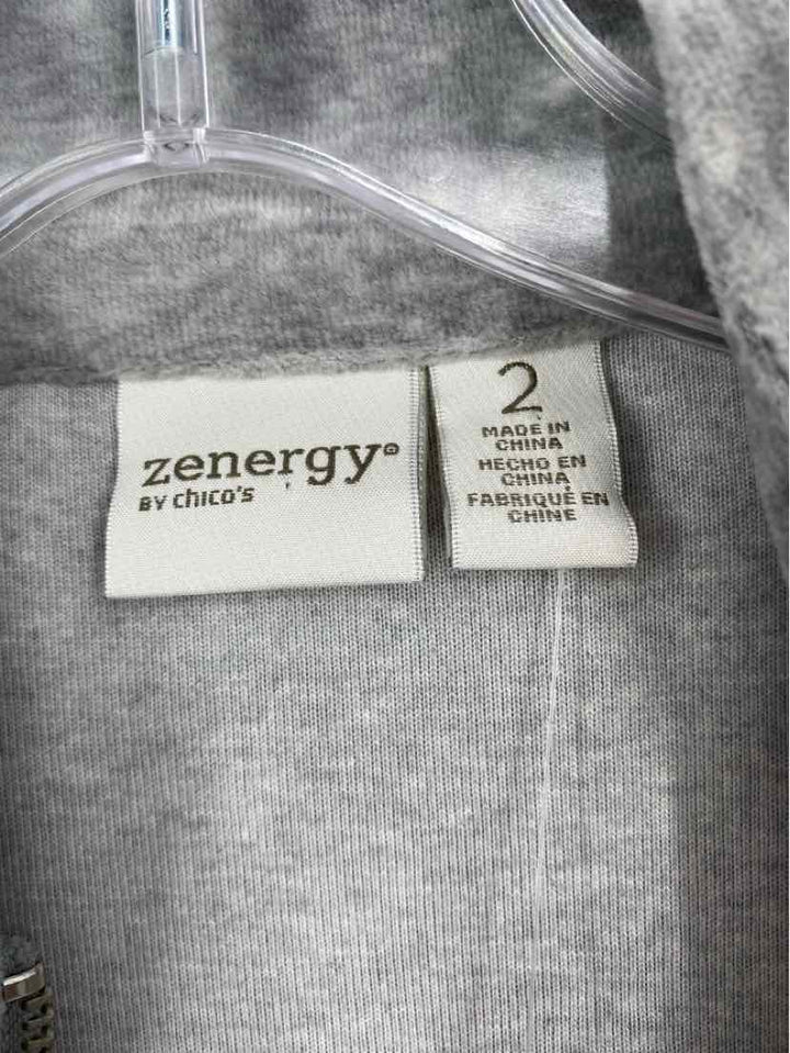 Size L Chico's Gray Jacket
