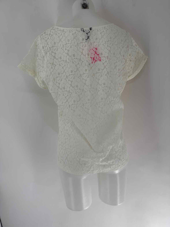 Size L GAP White Lace Shirt