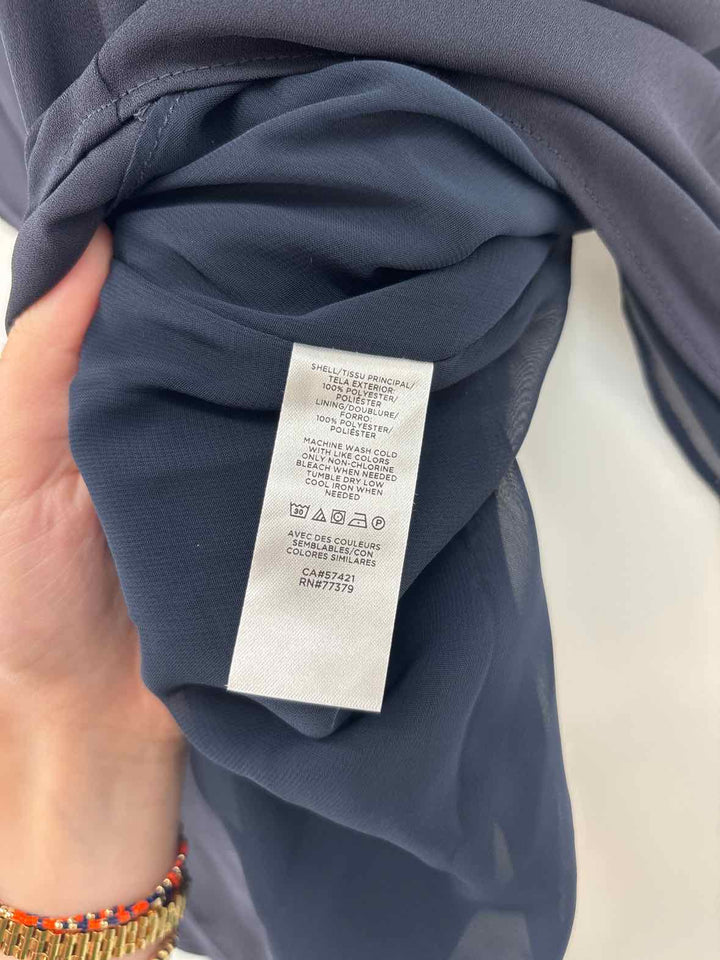 Size L Ann Taylor Navy Shirt