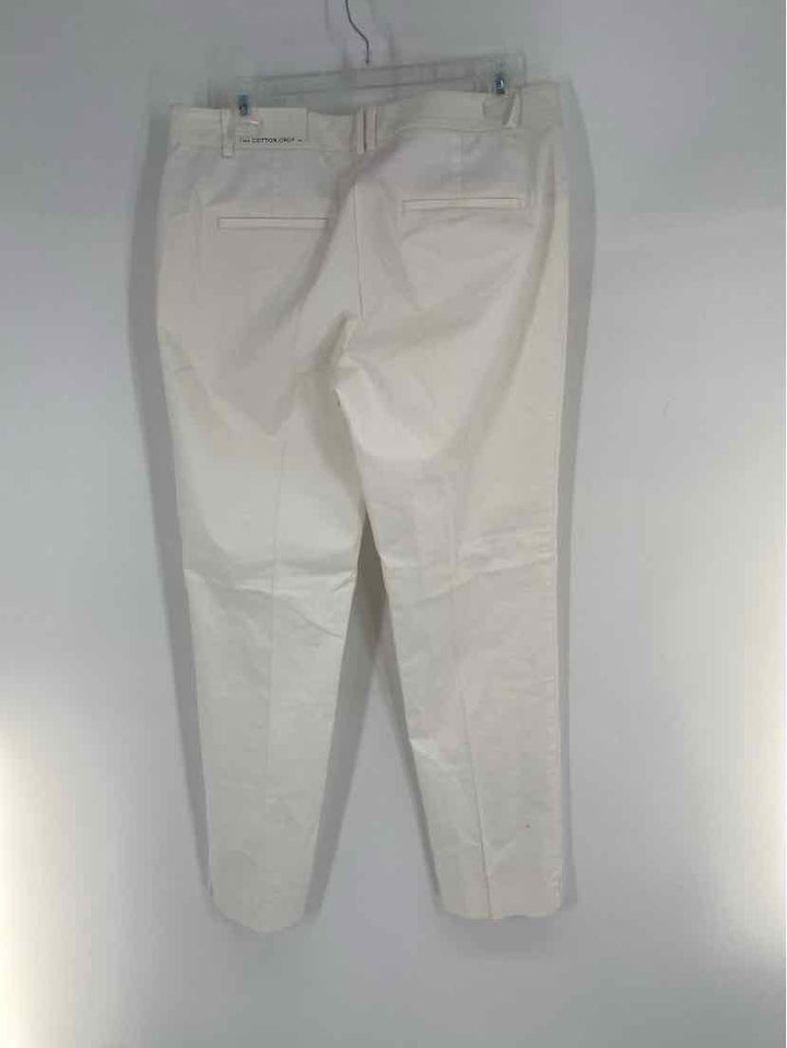 Size 6 Ann Taylor White Pants