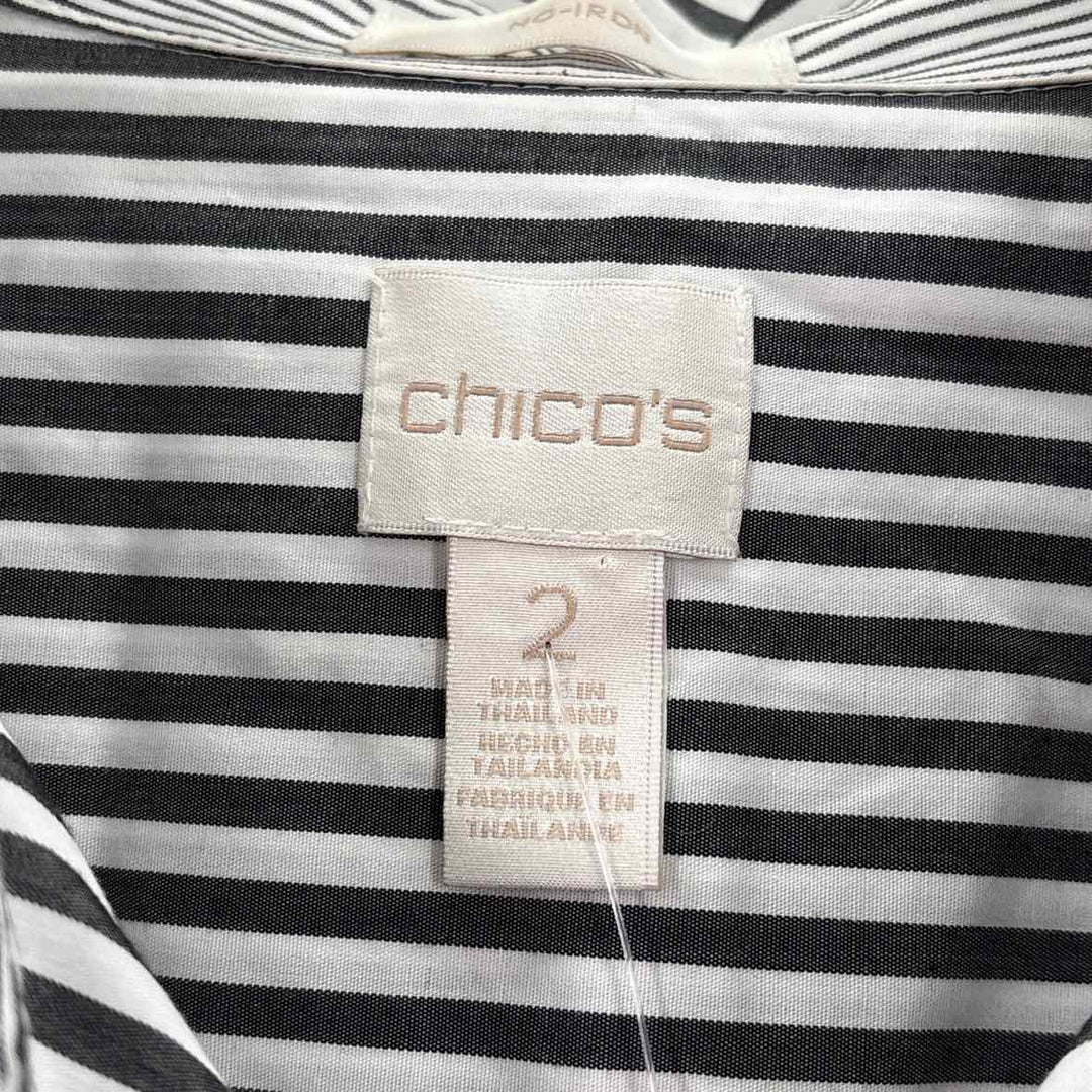 Size L Chico's Gray Shirt