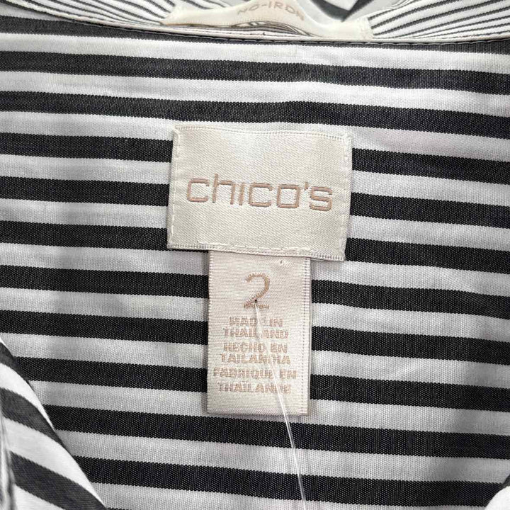 Size L Chico's Gray Shirt