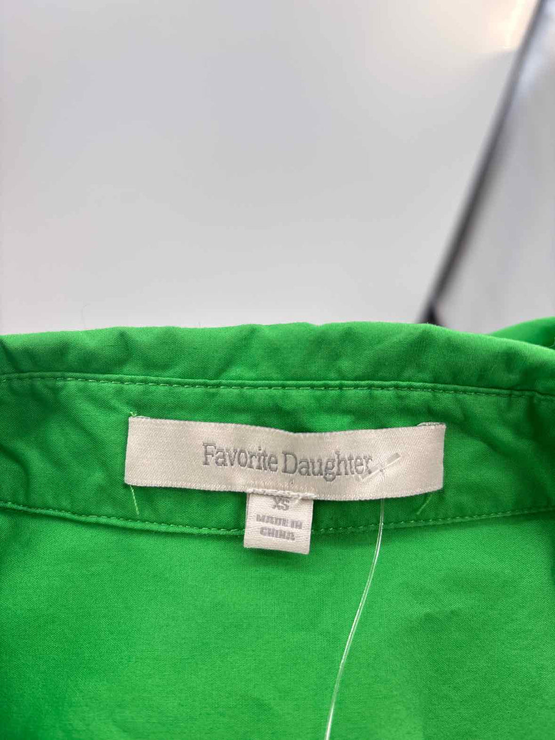 Size XS FAVORITE DAUGHTER Green Shirt
