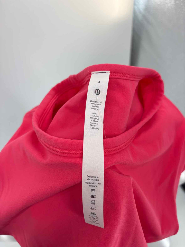 Size 4 Lululemon Fuschia Shirt