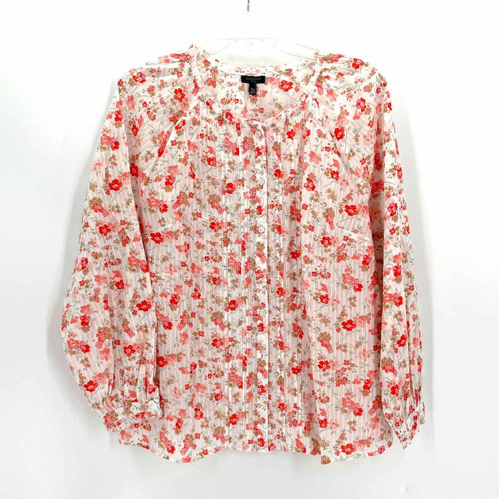 Size XL Talbots PINK PRINT Shirt
