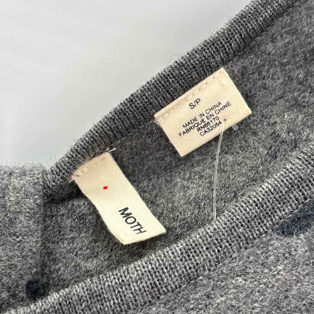 Size S Moth Gray Sweater