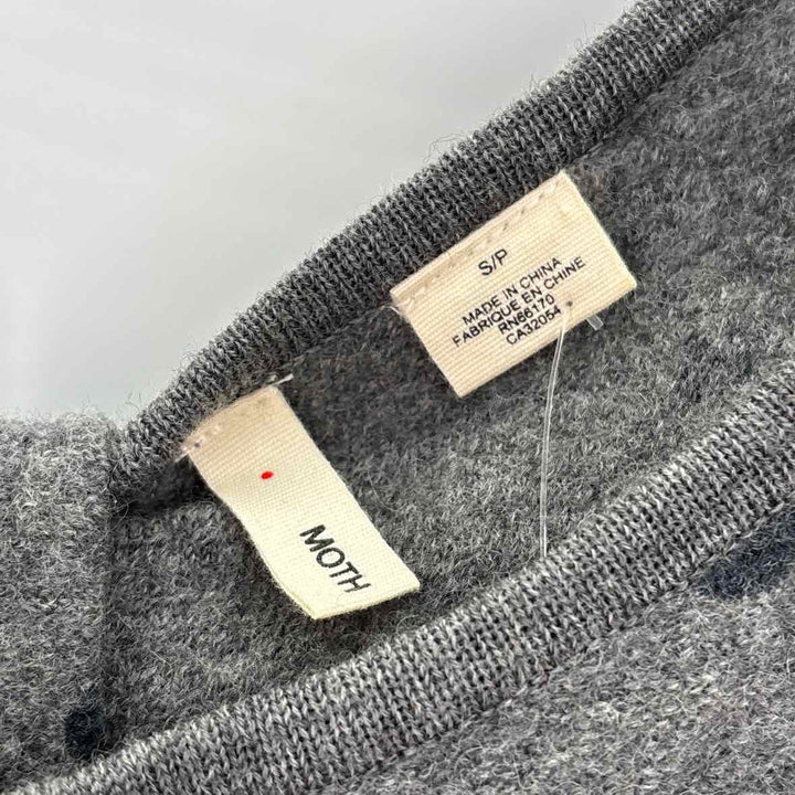 Size S Moth Gray Sweater