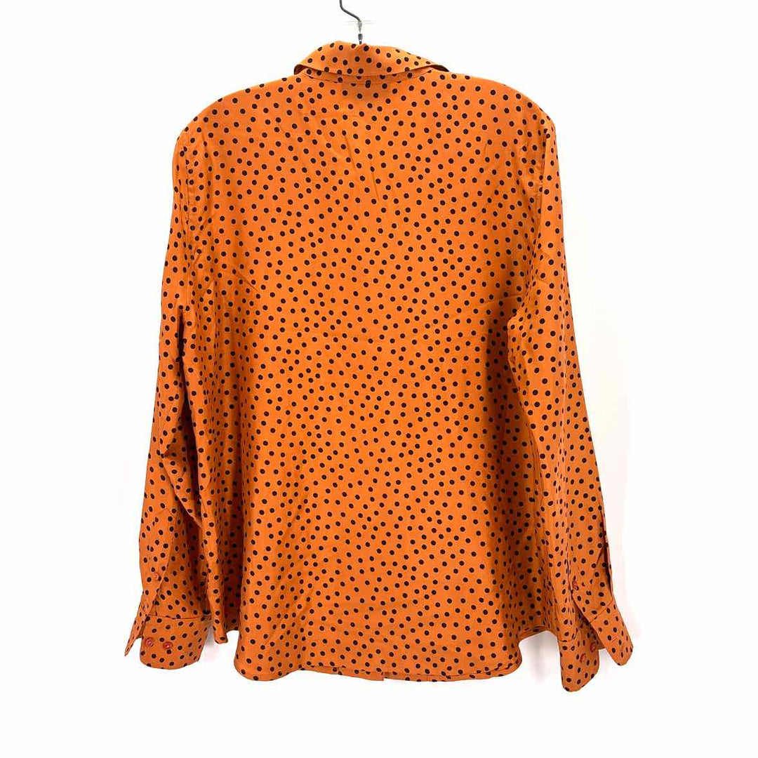 Size L Jones New York Orange Shirt