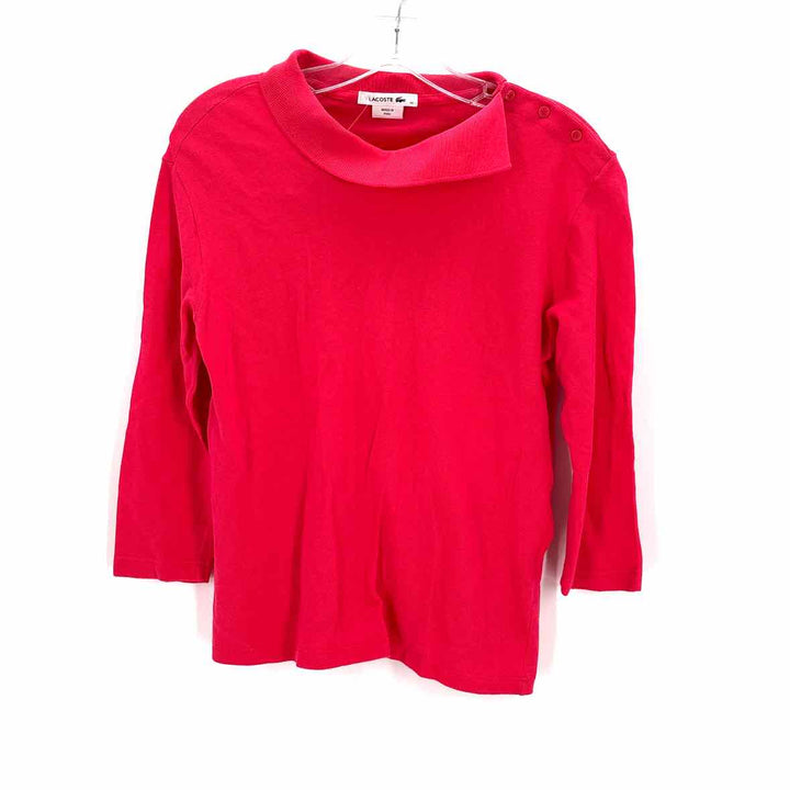 Size 4 Lacoste Pink Knit Shirt