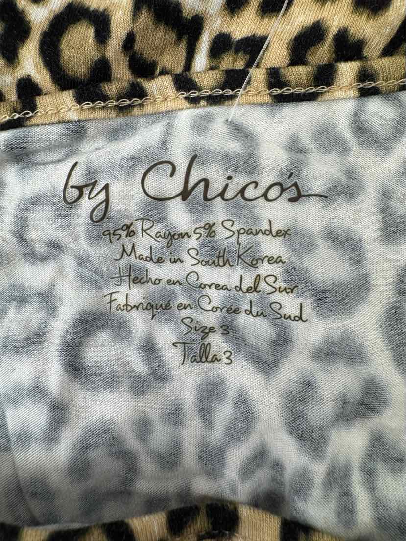 Size XL Chico's Brown Print Shirt