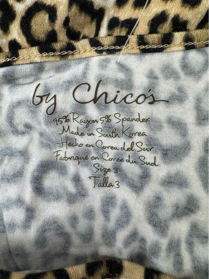 Size XL Chico's Brown Print Shirt