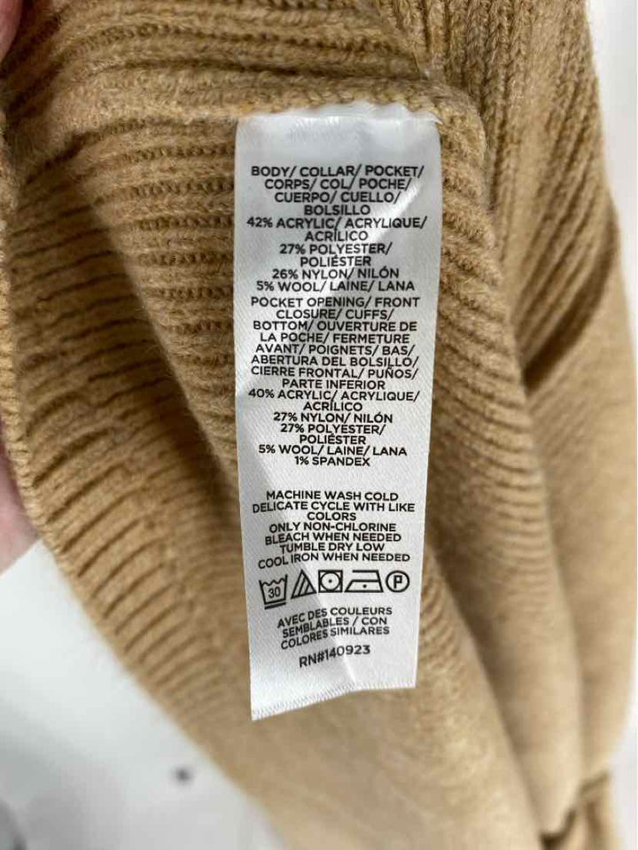 Size L Ann Taylor Tan Cardigan