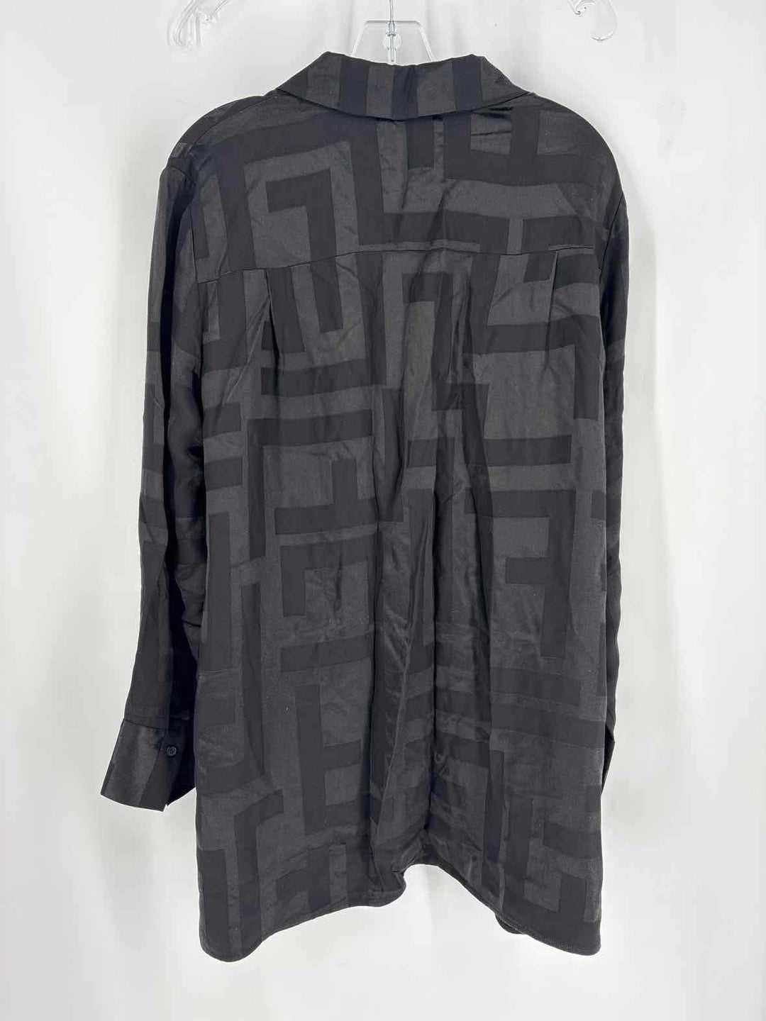 Size XL LAFAYETTE Black Velour Shirt