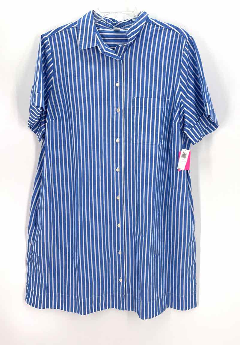Size XL Old Navy Blue Print Dress