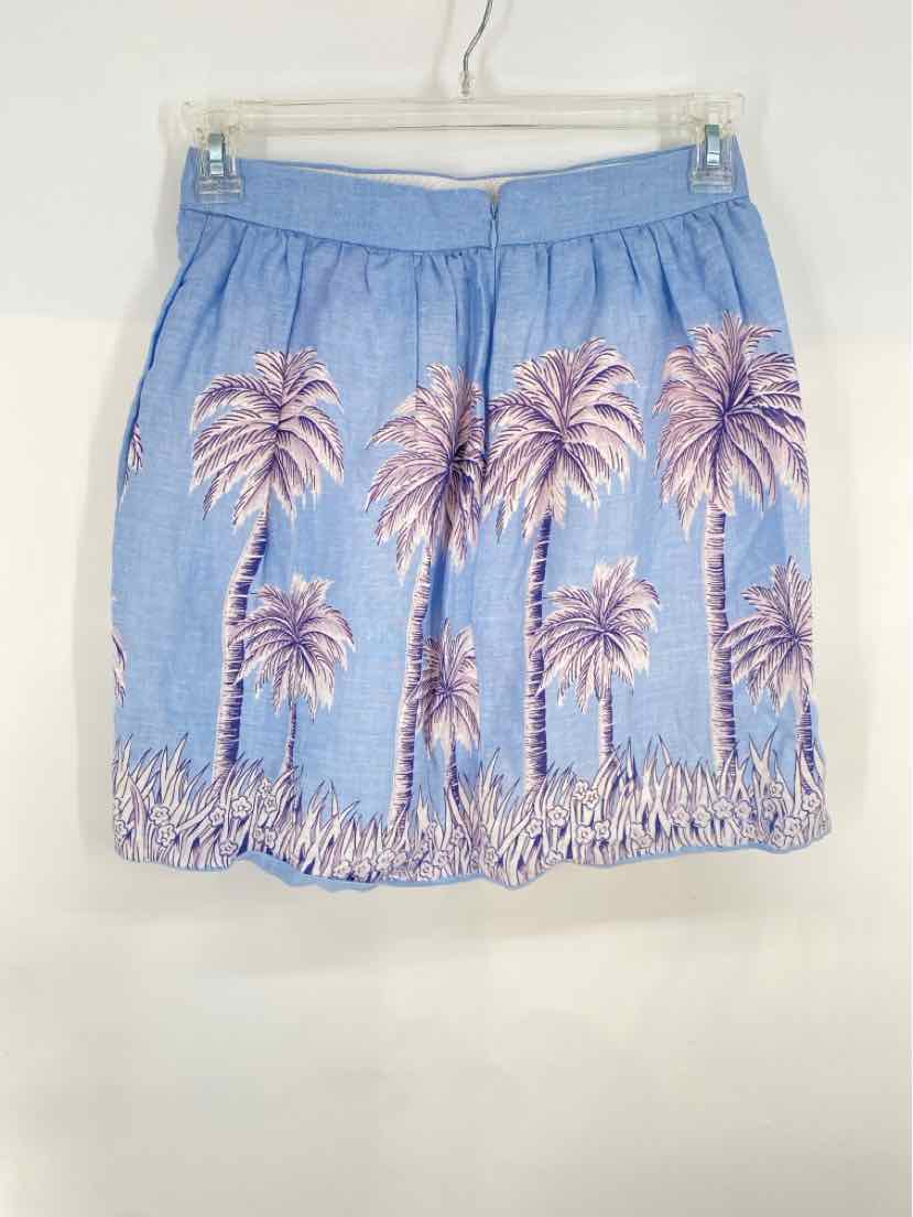 Size 4 J Crew Blue Skirt
