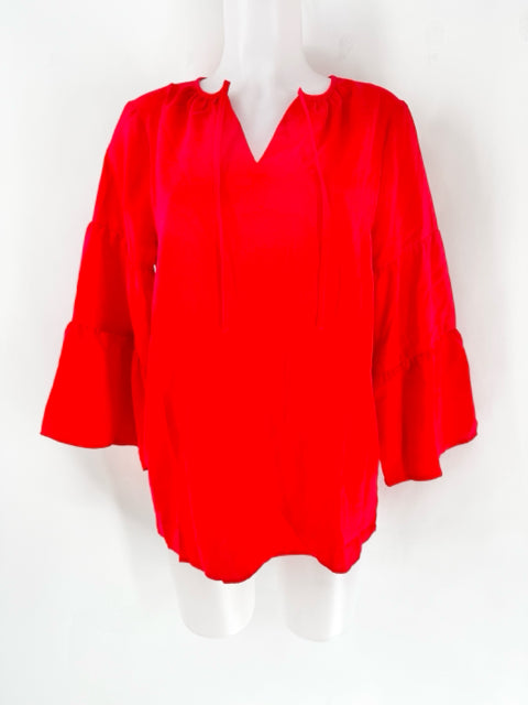 Size 10 LAND END Red Shirt