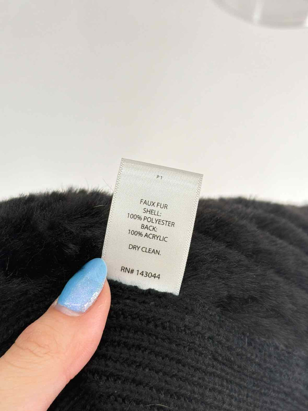 Size S NANETTE LEPORE Black Faux Fur Shirt
