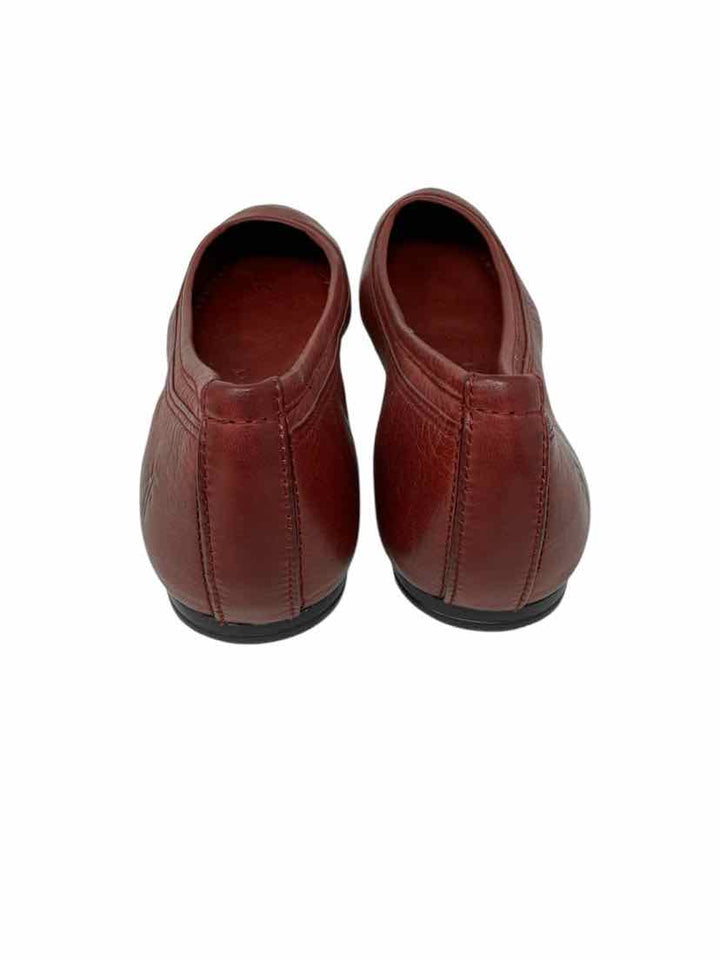 Shoe Size 8 Frye Wine Leather Flats