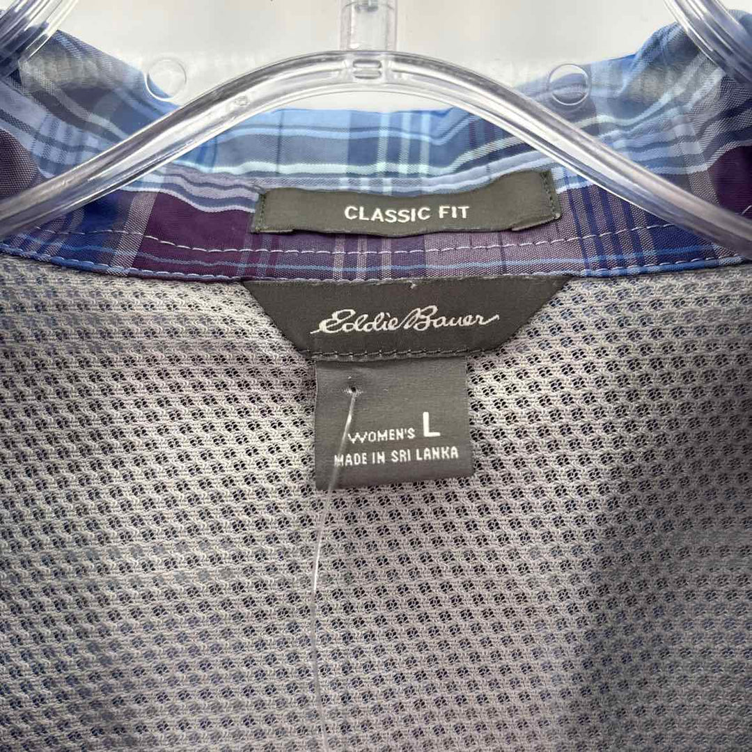 Size L EDDIE BAUER Blue Shirt