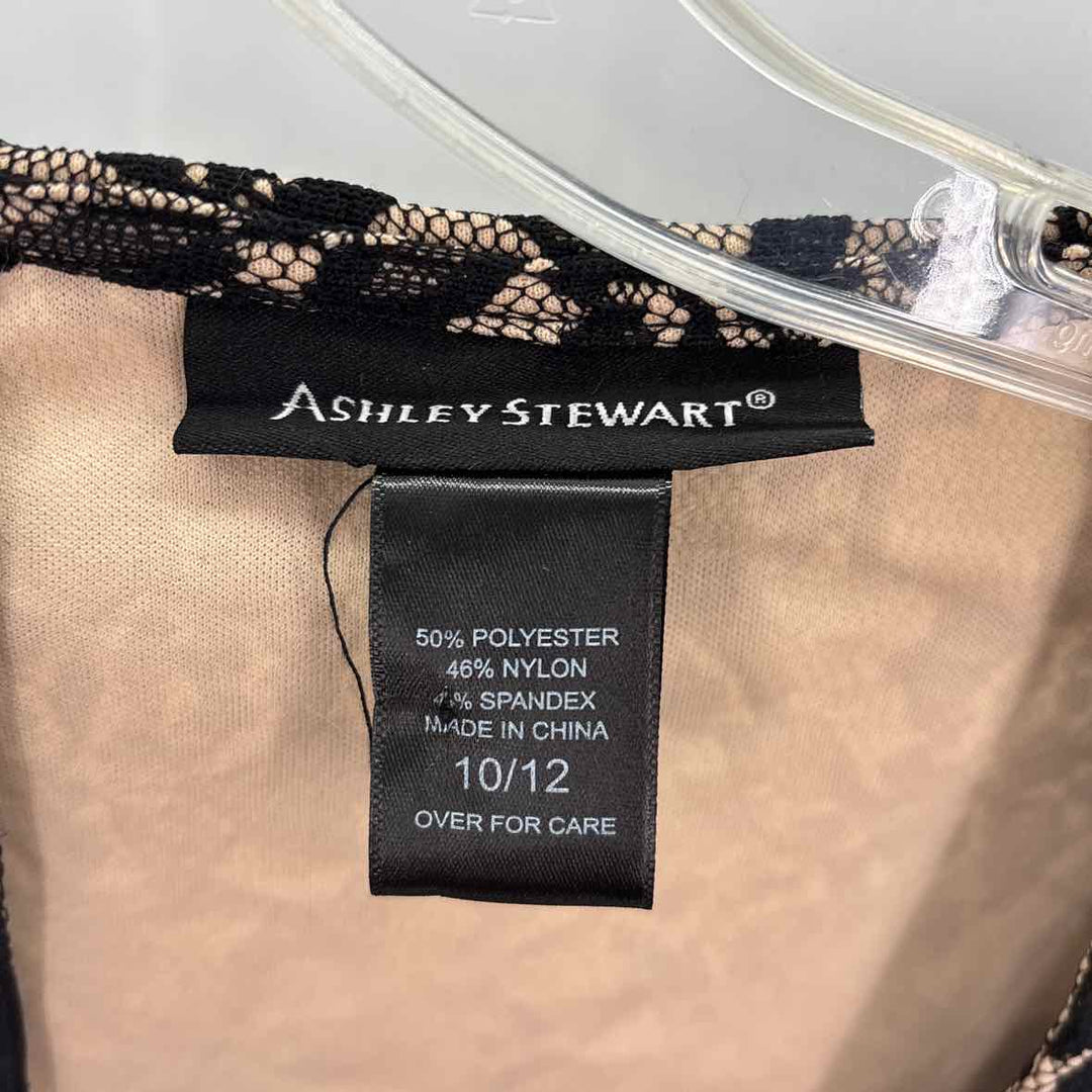 Size 10 Ashley Stewart Multi-Color Lace 2 PC Dress