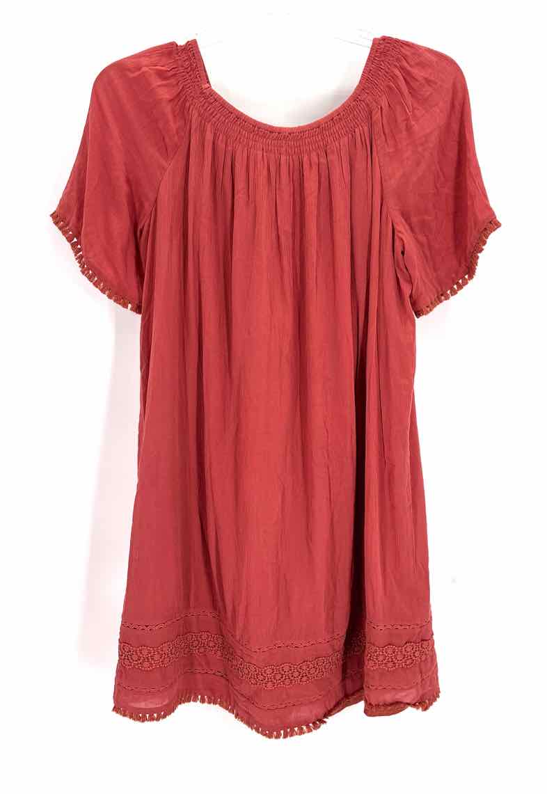Size M LOFT Burnt Orange Shirt