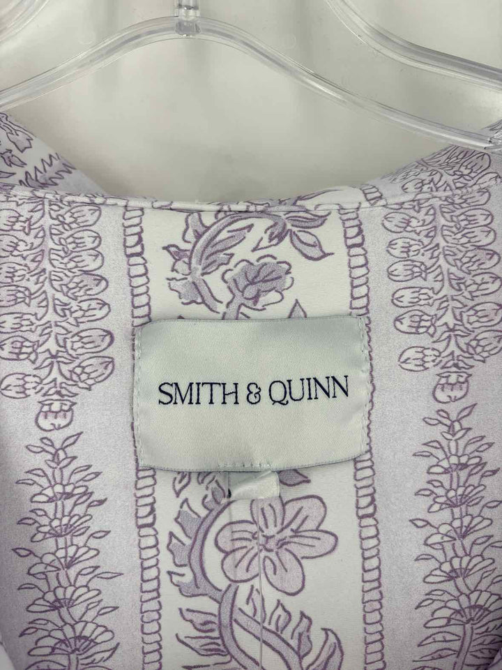 Size L White Print Dress