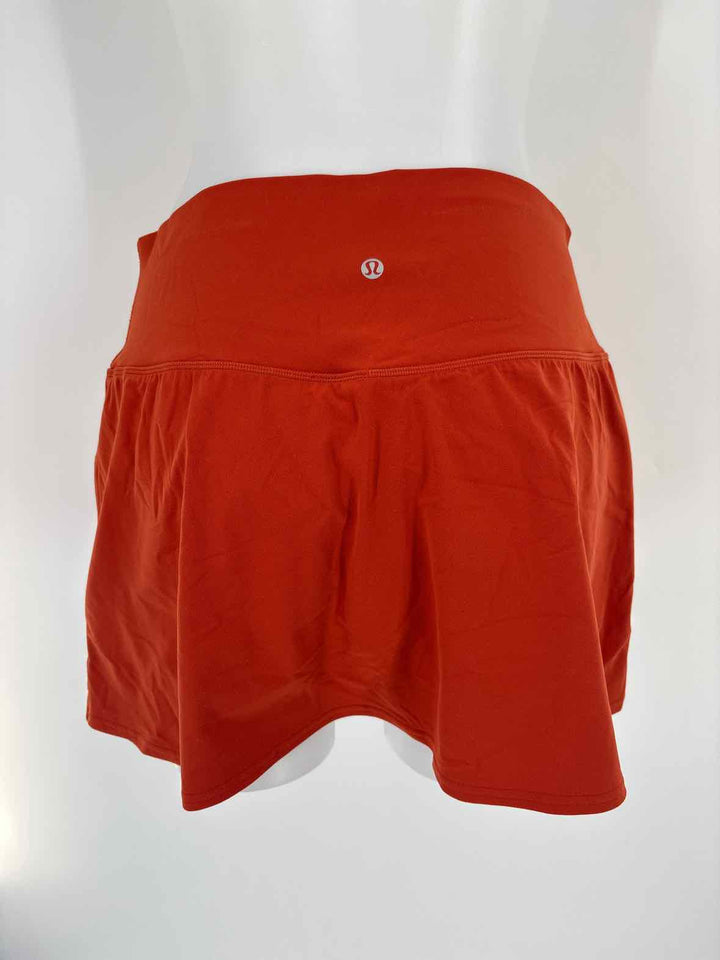 Size 12 Lululemon Orange Skirt