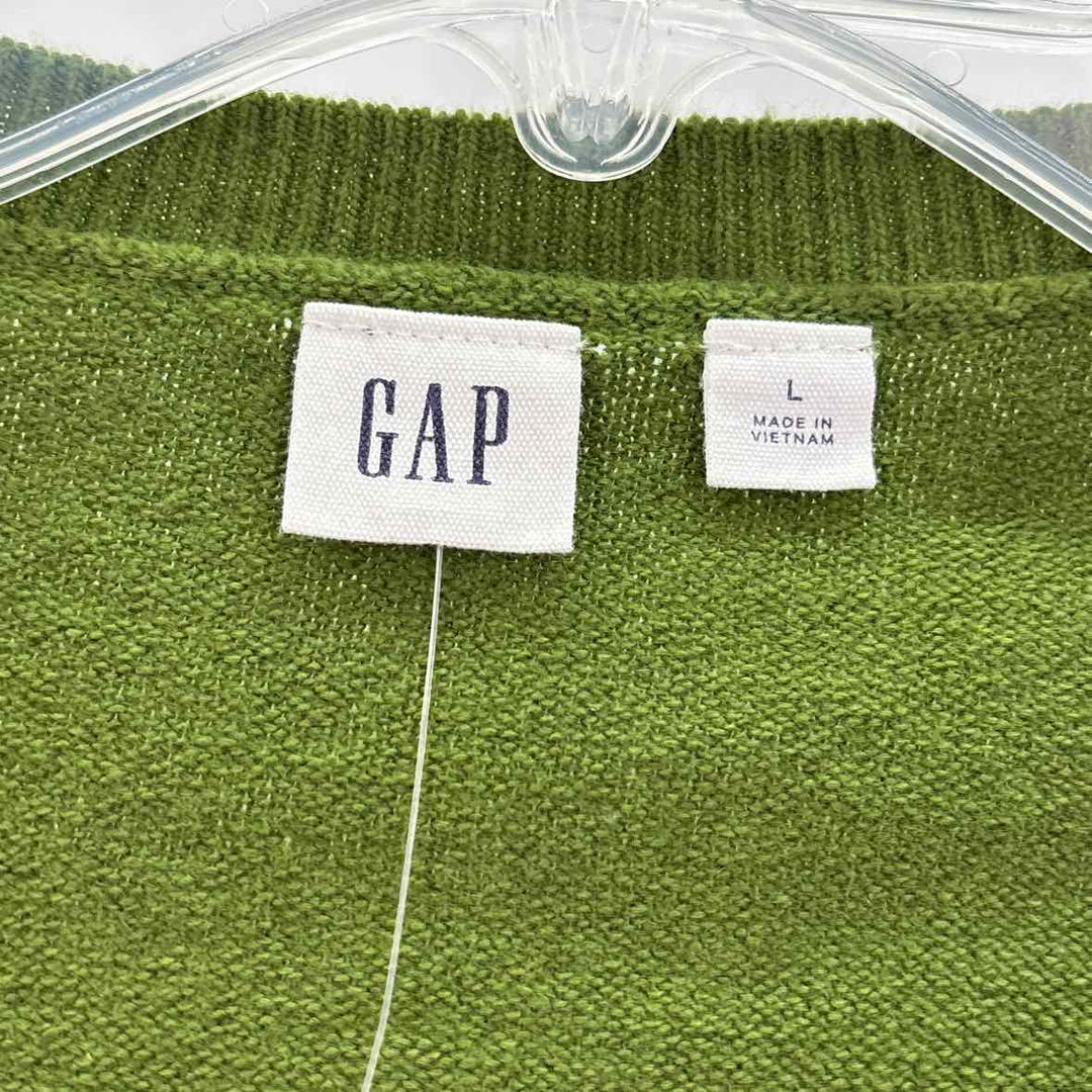 Size L Ann Taylor Green Cardigan