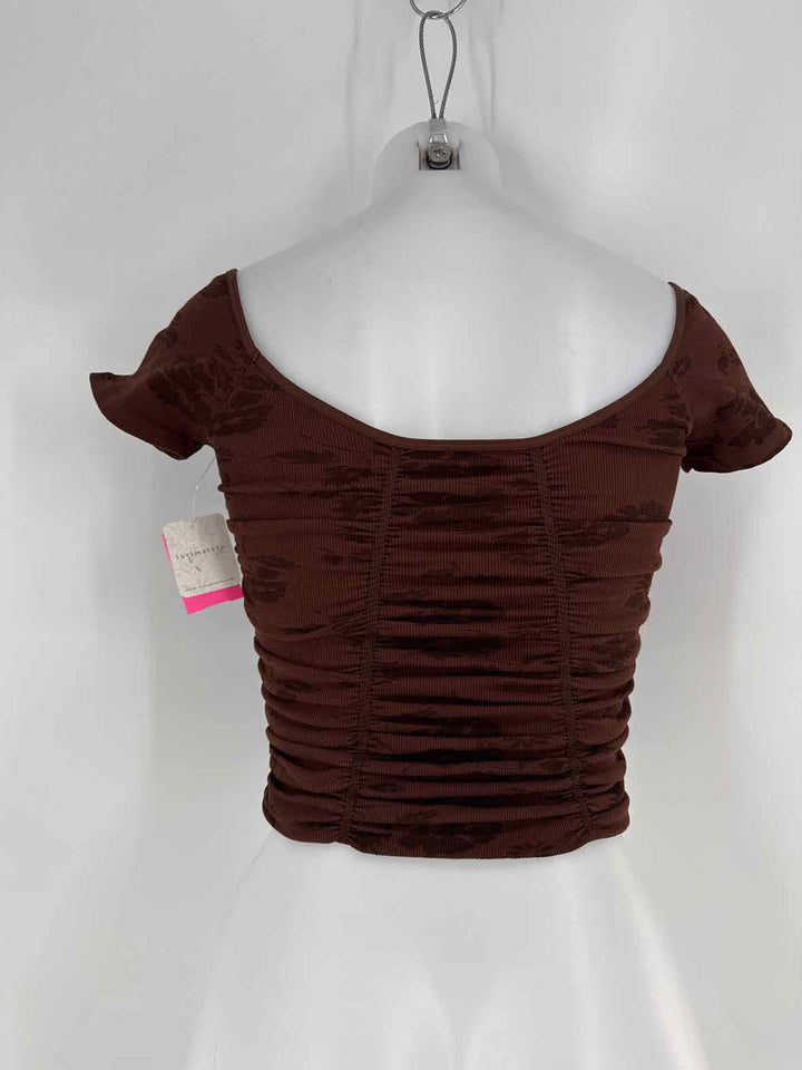 Size M/L FREE PEOPLE Brown Shirt