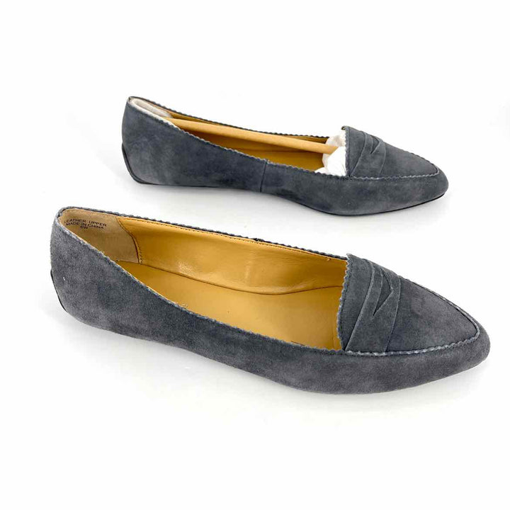 Shoe Size 6 Talbots Gray Suede Flats