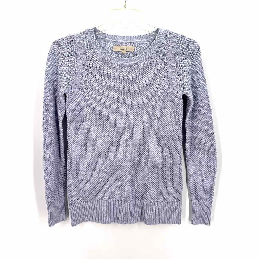 Size XS Ann Taylor Lavender Knit Sweater