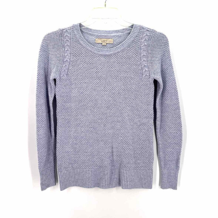 Size XS Ann Taylor Lavender Knit Sweater