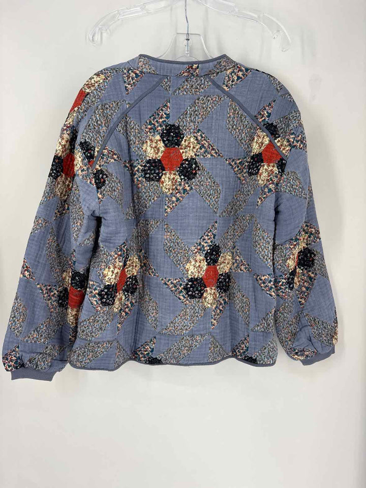 Size XS IVY JANE Blue Print Jacket